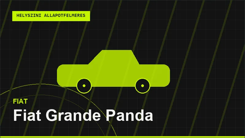 Fiat Grande Panda helyszíni autó állapotfelmérés vásárlás előtt