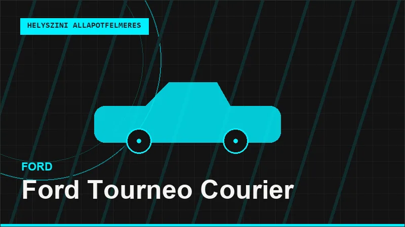 Ford Tourneo Courier helyszíni autó állapotfelmérés vásárlás előtt