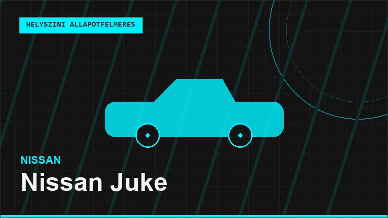 Nissan Juke helyszíni autó állapotfelmérés vásárlás előtt