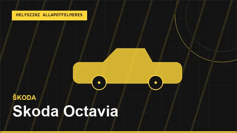 Skoda Octavia helyszíni autó állapotfelmérés vásárlás előtt