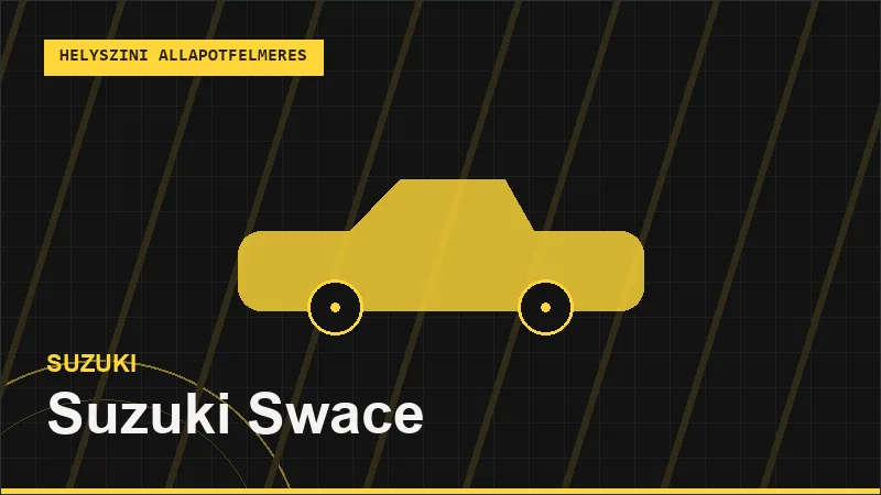 Suzuki Swace helyszíni autó állapotfelmérés vásárlás előtt