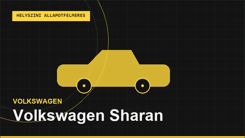 Volkswagen Sharan helyszíni autó állapotfelmérés vásárlás előtt